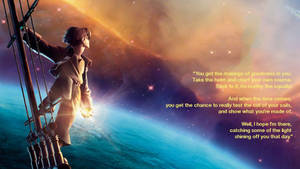 Treasure Planet Jim Hawkins Quote Wallpaper