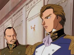 Treize Khushrenadaand Advisor Anime Scene Wallpaper