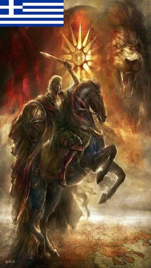 Tremendous Conqueror On A Horse Wallpaper