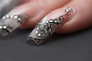 Trendy And Cute Nails Design For Stylish Fashionistas Wallpaper