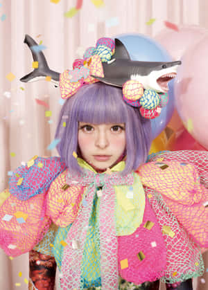 Trendy And Stylish Harajuku Street Fashion Wallpaper