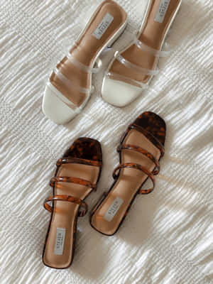 Trendy And Stylish Summer Sandals Wallpaper