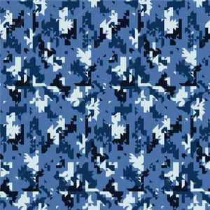 Trendy Blue Camo For The Style Conscious Wallpaper