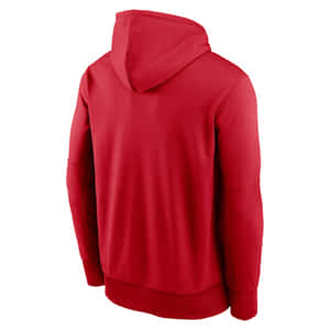 Trendy Red Hoodie Lifestyle Wallpaper