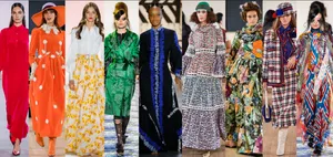 Trendy Spring Outfit With A Floral Touch Wallpaper