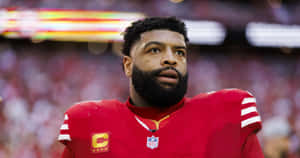 Trent Williams Football Player Portrait Wallpaper