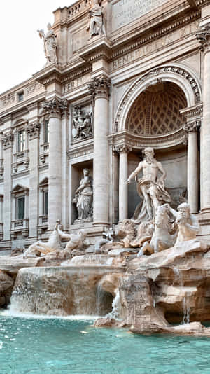 Trevi Fountain's Wonderful Structure Wallpaper