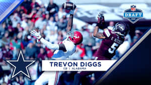 Trevon Diggs, Cornerback For The Dallas Cowboys Wallpaper