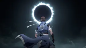 Trevor Belmont Eclipse Battle Stance Wallpaper
