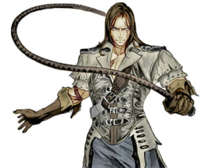 Trevor Belmont With Whip Wallpaper