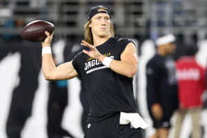 Trevor Lawrence Jacksonville Jaguars Warmup Wallpaper