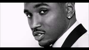 Trey Songz In B&w Wallpaper