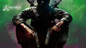 Treyarch Logo On Abstract Background Wallpaper