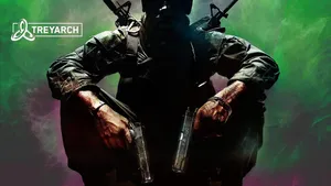 Treyarch Logo On Abstract Background Wallpaper