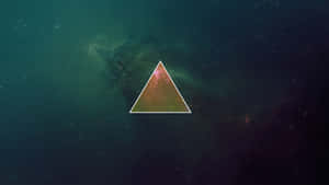 Triangle Galaxy Minimalist Abstract Wallpaper