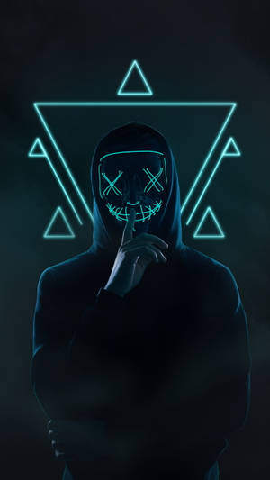 Triangles Hush Purge Mask Wallpaper