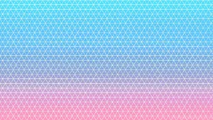 Triangular Grid Aesthetic Teal Pink Gradient Wallpaper
