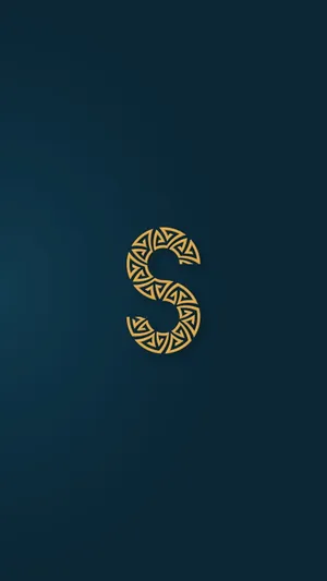 Tribal S Letter Wallpaper Wallpaper