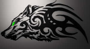 Tribal Wolf Spirit Wallpaper