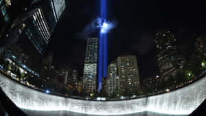 Tributein Light Memorialat Night Wallpaper