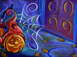 Trick Or Treat! Celebrate Halloween With Winnie The Pooh And Piglet Wallpaper