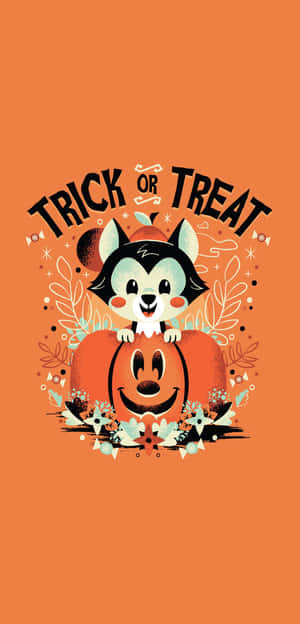 Trick Or Treat Halloween Tee Wallpaper