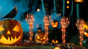 Trick-or-treating With These Spooky Halloween Props! Wallpaper