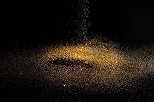 Trickling Gold Dust Wallpaper