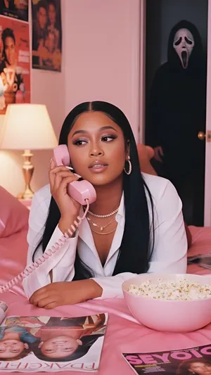 Trina Phone Call Scene Wallpaper