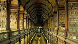 Trinity College Library Ireland Wallpaper