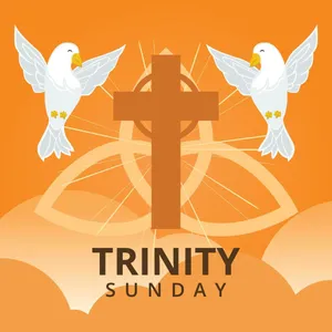 Trinity Sunday Christian Graphic Wallpaper