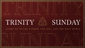Trinity Sunday Religious Banner Wallpaper