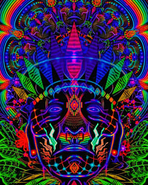 Trippy Colours Of Dimethyltryptamine (dmt) Wallpaper