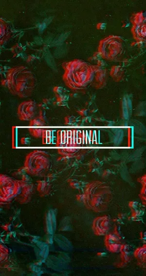 Trippy Dark Aesthetic Be Original Wallpaper