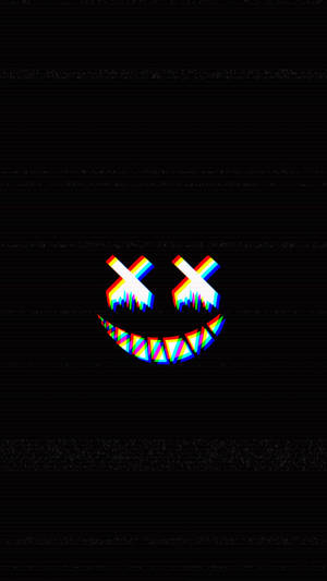 Trippy Dark Aesthetic Halloween Smile Wallpaper