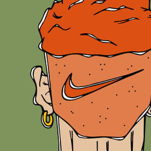 Trippy Nike Ice Cream Art Wallpaper