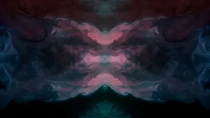 Trippy Sky - A Psychedelic Cosmic Journey Wallpaper