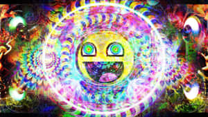 Trippy Smiley Desktop Wallpaper