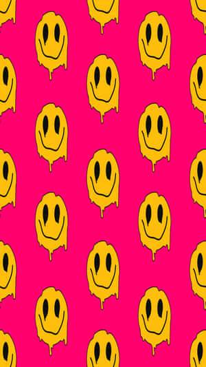 Trippy_ Smiley_ Face_ Pattern.jpg Wallpaper