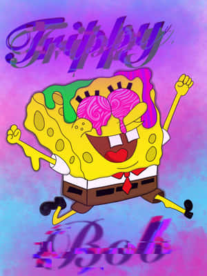 Trippy_ Sponge Bob_ Artwork Wallpaper