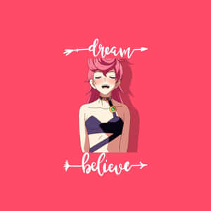 Trish Una Striking A Confident Pose Wallpaper