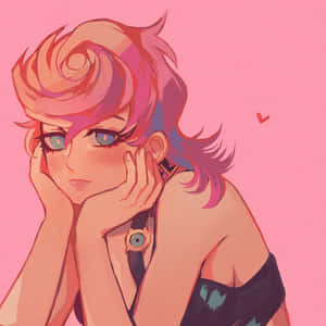 Trish Una Striking A Pose Wallpaper