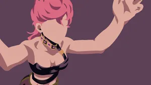 Trish Una - The Enigmatic Beauty From Jojo's Bizarre Adventure Wallpaper