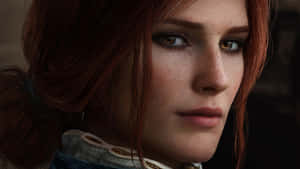 Triss Merigold Close Up Portrait Wallpaper