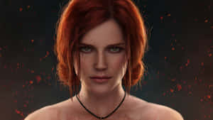 Triss Merigold Sorceress Portrait Wallpaper