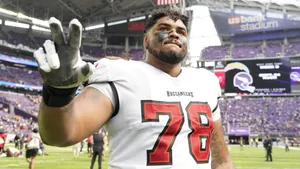 Tristan Wirfs Buccaneers Offensive Lineman Wallpaper