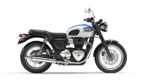 Triumph Bonneville Blue 2020 T100 Wallpaper