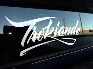 Trokiando Decalon Truck Window Wallpaper