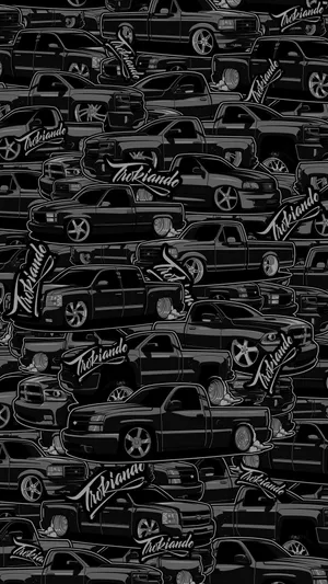 Trokiando Truck Pattern Wallpaper Wallpaper