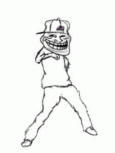 Troll Face Dancing Wallpaper